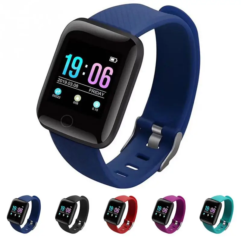 116plus Bluetooth Wireless Sports Smart Watch Blood Pressure Heart Rate Monitoring Running cycling Outdoor Fitness Equipment
116plus Bluetooth Wireless Sports Smart Watch Blood Pressure Heart Rate Monitoring Running cycling Outdoor Fitness Equipment