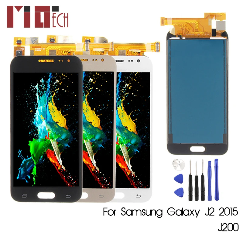 For Samsung Galaxy J2 2015 J200 J200F J200H SM-J200FN LCD Display Touch Screen Digitizer Assembly Adjustable Brightness
For Samsung Galaxy J2 2015 J200 J200F J200H SM-J200FN LCD Display Touch Screen Digitizer Assembly Adjustable Brightness