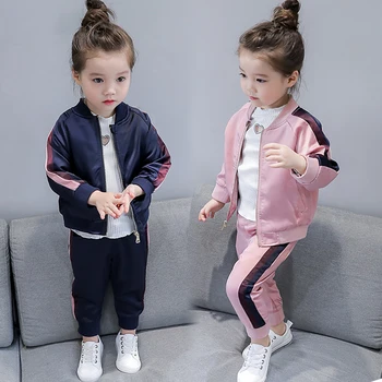 2018 New Autumn Item Girl Casual Suit Sports Clothing Set Including Coat+Pant 2pcs Per Set
2018 New Autumn Item Girl Casual Suit Sports Clothing Set Including Coat+Pant 2pcs Per Set