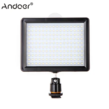Andoer HD 160 LED Video Light Lamp Photography Lighting 12W 1280LM 5600K/3200K Dimmable for Canon Nikon Pentax DSLR Camera
Andoer HD 160 LED Video Light Lamp Photography Lighting 12W 1280LM 5600K/3200K Dimmable for Canon Nikon Pentax DSLR Camera