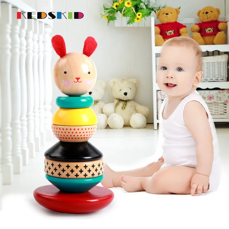 new design of children baby toys wooden stacking ring tower rainbow stacking learning education building blocks toys
new design of children baby toys wooden stacking ring tower rainbow stacking learning education building blocks toys
