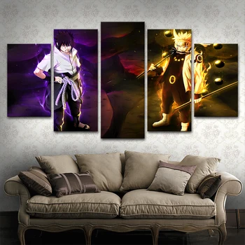 5 Panels Poster Canvas Painting Naruto and Sasuke Wall Art Painting Modern Home Decor Picture For Living Room-With Frame
5 Panels Poster Canvas Painting Naruto and Sasuke Wall Art Painting Modern Home Decor Picture For Living Room-With Frame