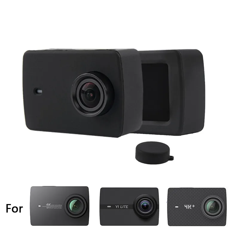 Silicone Protective Cover Soft Case Shell Skin + Lens Cap for Xiaomi YI 4K Xiaoyi 4K Lite yi 4K PLUS Action Camera Accessories
Silicone Protective Cover Soft Case Shell Skin + Lens Cap for Xiaomi YI 4K Xiaoyi 4K Lite yi 4K PLUS Action Camera Accessories