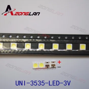 3000PCS UNI LED Backlight High Power LED 1W 3537 3535 90LM 3v Cool white LCD Backlight for TV TV Application
3000PCS UNI LED Backlight High Power LED 1W 3537 3535 90LM 3v Cool white LCD Backlight for TV TV Application