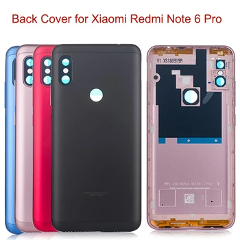 Original Back Battery Housing Cover For Xiaomi Redmi Note 6 Pro Global Case Replacement Parts Power Volume Buttons + Camera Lens 
Original Back Battery Housing Cover For Xiaomi Redmi Note 6 Pro Global Case Replacement Parts Power Volume Buttons + Camera Lens