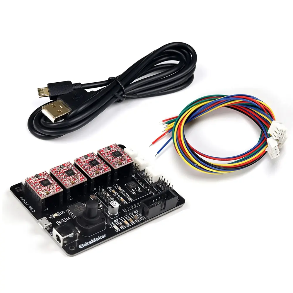 EleksMaker EleksIVAxis XYZA 4 Axis Stepper Motor Driver Controller Board Control Panel For DIY Laser Engraver
EleksMaker EleksIVAxis XYZA 4 Axis Stepper Motor Driver Controller Board Control Panel For DIY Laser Engraver