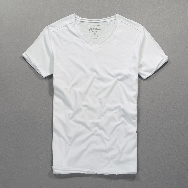 2018 Summer men T shirt short sleeve V-neck bamboo cotton casual solid thin T-shirt men factory direct sales tshirt male camisa
2018 Summer men T shirt short sleeve V-neck bamboo cotton casual solid thin T-shirt men factory direct sales tshirt male camisa