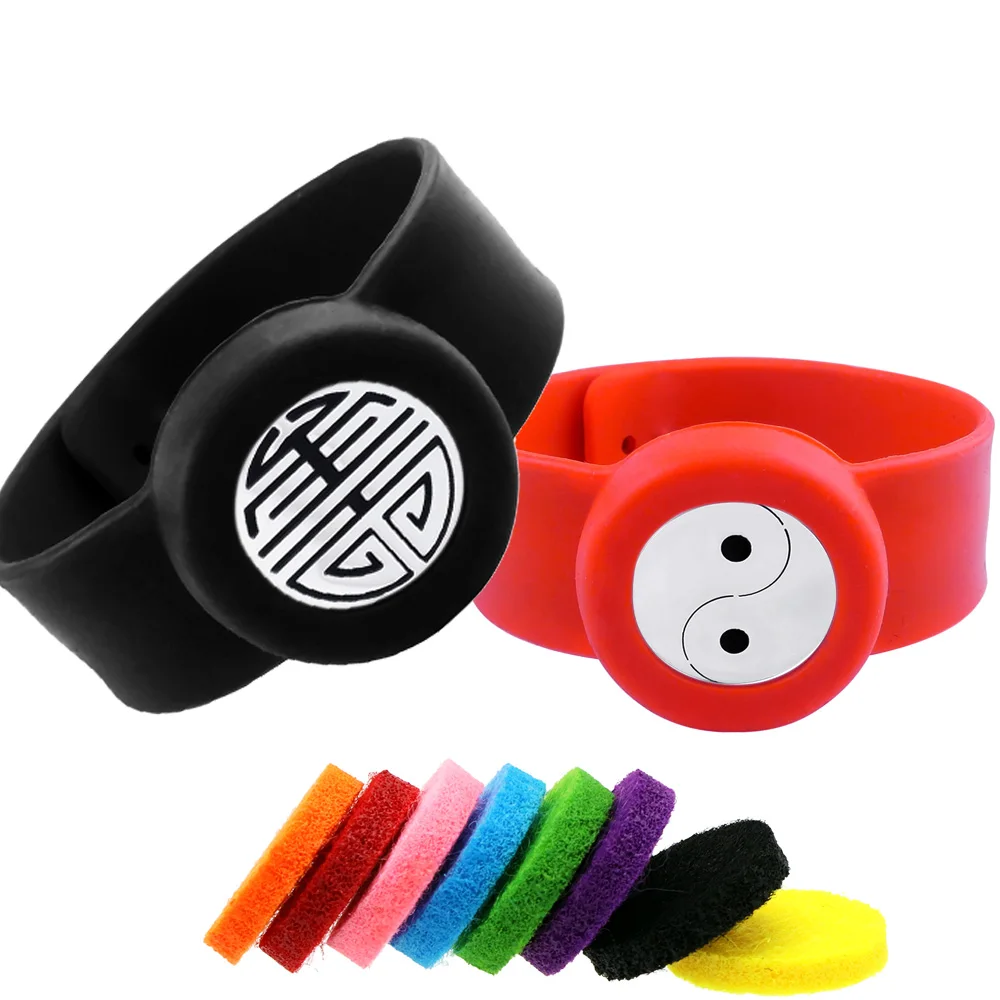 Taichi essential oil diffuser bracelet silicone aromatherapy stainless steel bracelet perfume lockets with 7pads for children
Taichi essential oil diffuser bracelet silicone aromatherapy stainless steel bracelet perfume lockets with 7pads for children