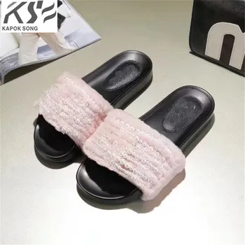 pearl slippers women wool slipper fashion designer luxury model genunie sheepskin leather comfortable sandals women shoes lady
pearl slippers women wool slipper fashion designer luxury model genunie sheepskin leather comfortable sandals women shoes lady