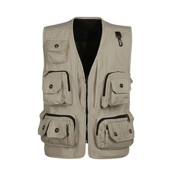 2018 New High Quality Men's Mesh Vest Men's Multi-Pocket Photography Vest Men's Uniform Vest Red / Black / Army Green / Beige
2018 New High Quality Men's Mesh Vest Men's Multi-Pocket Photography Vest Men's Uniform Vest Red / Black / Army Green / Beige