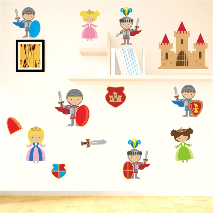 DIY Gift Knights And Dragon Castle Wall Sticker Kids Decal Mural Boy Room Decor Mural Poster d988
DIY Gift Knights And Dragon Castle Wall Sticker Kids Decal Mural Boy Room Decor Mural Poster d988