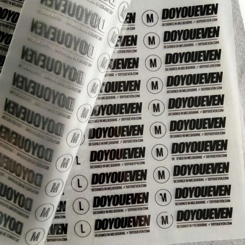 heat transfer labels in Garment Labels Thermal transfer printing personal labels customized iron on clothes
heat transfer labels in Garment Labels Thermal transfer printing personal labels customized iron on clothes