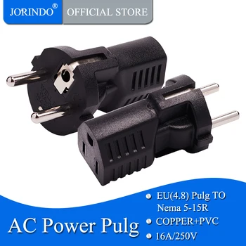 JORINDO EU TO 5-15R European-US 5-15R Plug AC Power Adapter Neam US 5-15R To EU German Connector Female Socket Conversion Plug
JORINDO EU TO 5-15R European-US 5-15R Plug AC Power Adapter Neam US 5-15R To EU German Connector Female Socket Conversion Plug