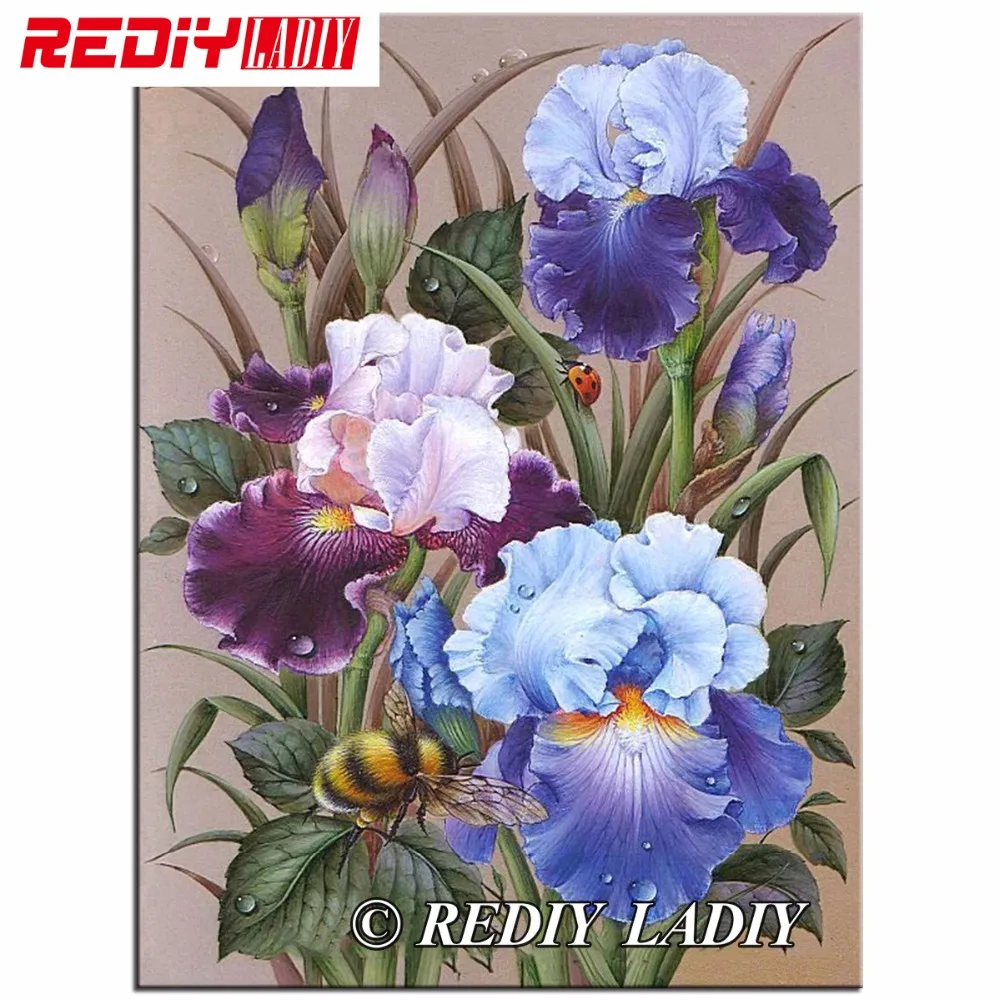 REDIY LADIY Diamond Embroidery Crystal Blue Flowers Pattern Diamond Painting Cross Stitch Kit Diamond Mosaic Picture Home Decor
REDIY LADIY Diamond Embroidery Crystal Blue Flowers Pattern Diamond Painting Cross Stitch Kit Diamond Mosaic Picture Home Decor