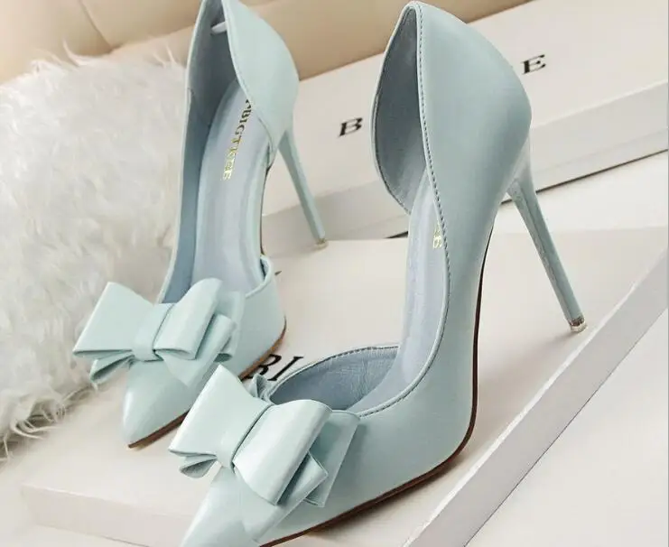 Women new classic Pumps Leisure High Heels Fashion Butterfly knot Shoes Pointed Toe Wedding Shoes Bride Women Heels Shoes Pink
Women new classic Pumps Leisure High Heels Fashion Butterfly knot Shoes Pointed Toe Wedding Shoes Bride Women Heels Shoes Pink