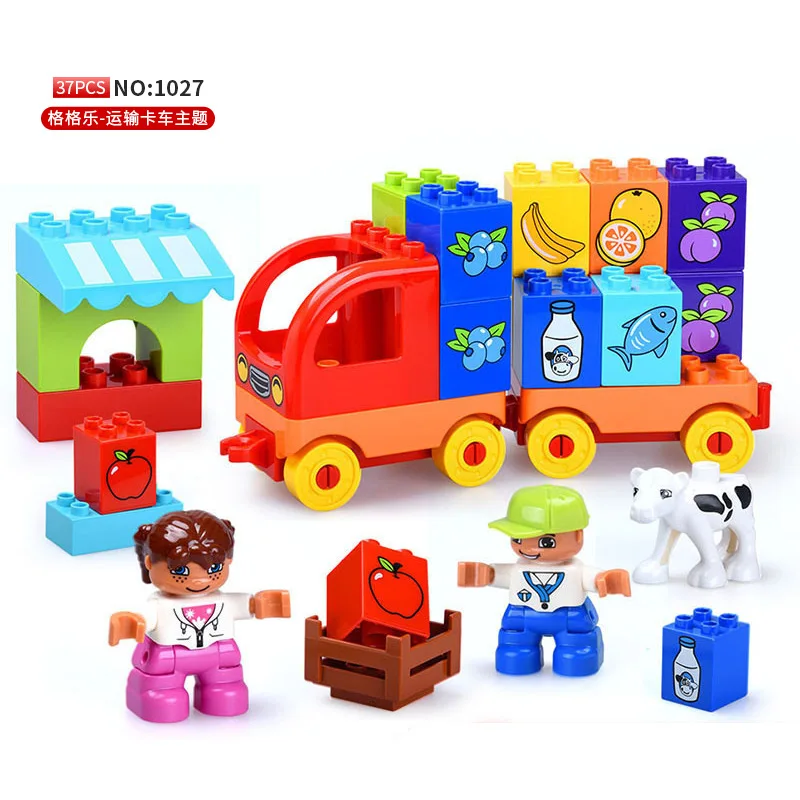 Diy My First Truck Set Model Building Blocks Bricks Enlighten Toys for Baby Children Compatible With Duploed 10818 Kids Gift
Diy My First Truck Set Model Building Blocks Bricks Enlighten Toys for Baby Children Compatible With Duploed 10818 Kids Gift