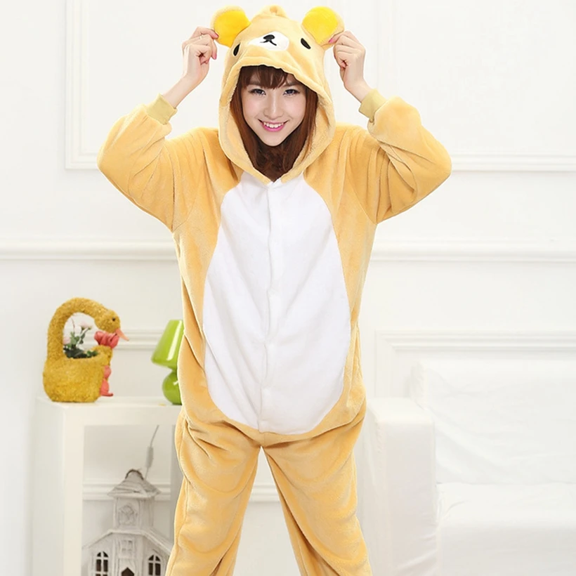 Rilakkuma Bear Adult Kigurumi Onesie Women Animal Costume Fancy Soft Anime Cosplay Onepiece Winter Jumpsuit
Rilakkuma Bear Adult Kigurumi Onesie Women Animal Costume Fancy Soft Anime Cosplay Onepiece Winter Jumpsuit
