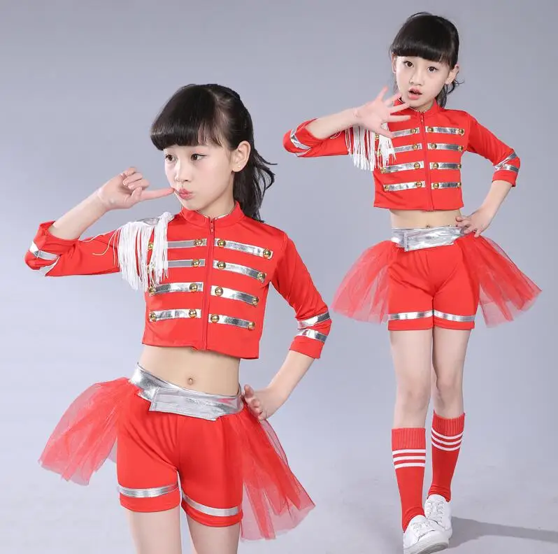 New Girls Sexy Modern Dance Cheerleading Dance Costumes Kids Group Dance Red Jazz Ballroom Tango Dress Children Dance Clothes
New Girls Sexy Modern Dance Cheerleading Dance Costumes Kids Group Dance Red Jazz Ballroom Tango Dress Children Dance Clothes