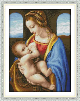Joy Sunday The Virgin and the Son eighteenth Counted Chinese Cross Stitch Kits printed Cross-stitch set Embroidery Needlework
Joy Sunday The Virgin and the Son eighteenth Counted Chinese Cross Stitch Kits printed Cross-stitch set Embroidery Needlework