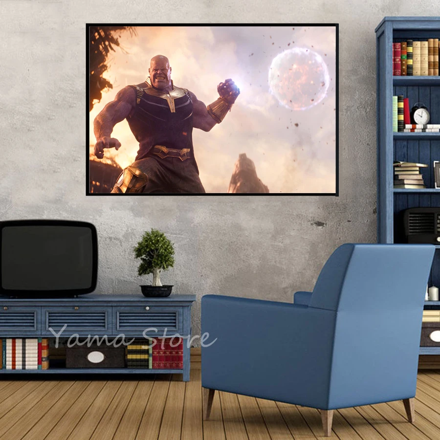 S2596 Thanos Avengers Infinity War 2018 Hot Superhero Movie Wall Art Painting Print On Silk Canvas Poster Home Decoration
S2596 Thanos Avengers Infinity War 2018 Hot Superhero Movie Wall Art Painting Print On Silk Canvas Poster Home Decoration