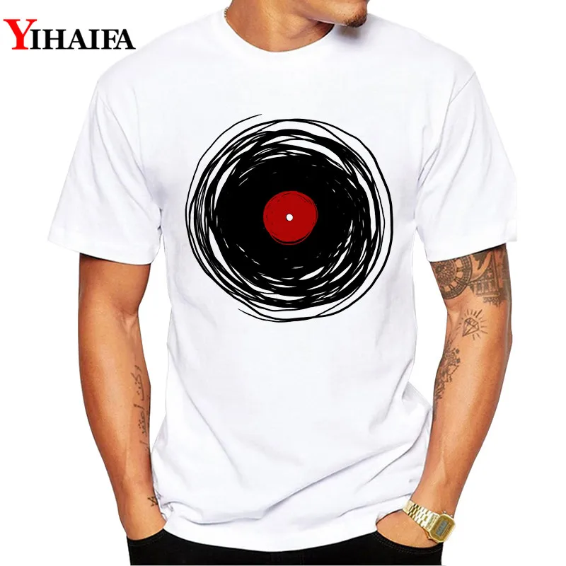 Men T Shirt Black Vinyl Records Graphic Tee Personality Roupas Print T-Shirts Hip Hop Creative Man Casual White Tops
Men T Shirt Black Vinyl Records Graphic Tee Personality Roupas Print T-Shirts Hip Hop Creative Man Casual White Tops