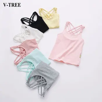 Summer T Shirt For Girls Candy Color Children Tops Teenage Clothes Cotton Kids T-shirts 1-14years Camisole Baby Undershirt
Summer T Shirt For Girls Candy Color Children Tops Teenage Clothes Cotton Kids T-shirts 1-14years Camisole Baby Undershirt