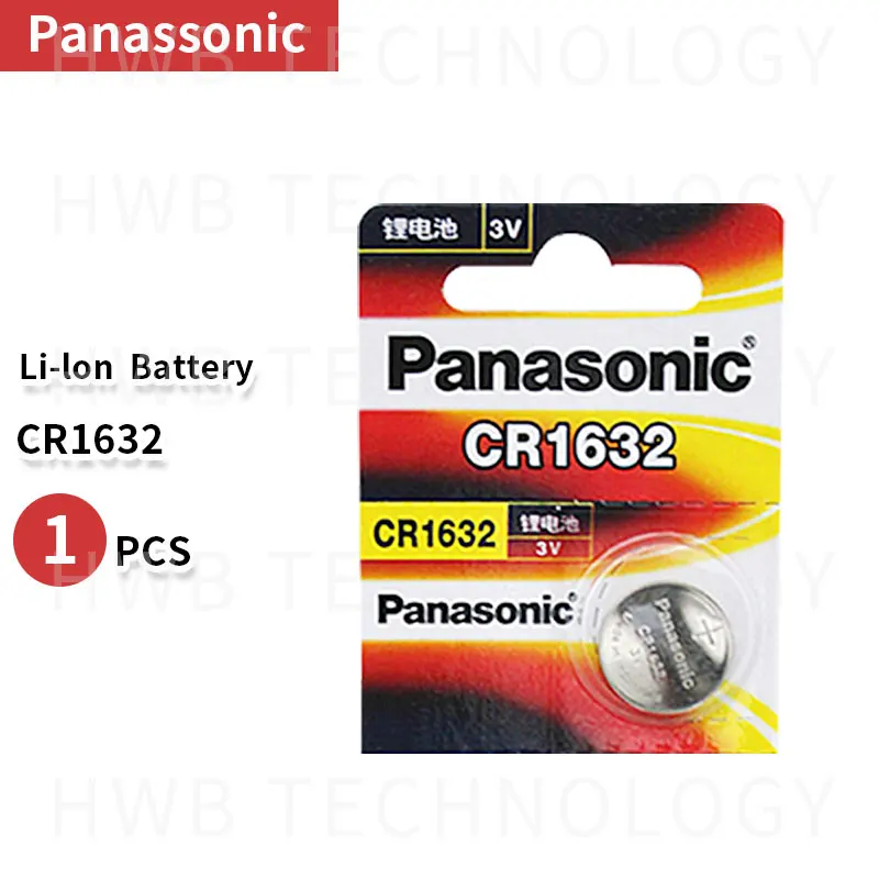 1pcs Panasonic 100% Original CR1632 Button Cell Battery For Watch Car Remote Key cr 1632 ECR1632 GPCR1632 3v Lithium Battery
1pcs Panasonic 100% Original CR1632 Button Cell Battery For Watch Car Remote Key cr 1632 ECR1632 GPCR1632 3v Lithium Battery