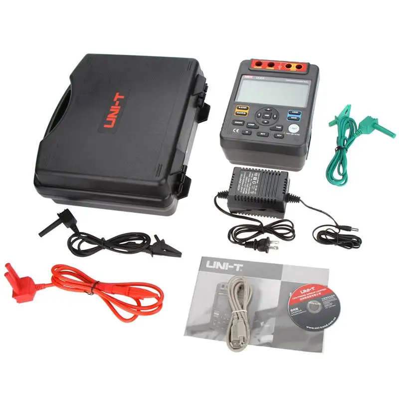 UNI-T UT513 Insulation Resistance Testers Meter Megohmmeter Voltmeter Auto Range 5000V 1000 w/USB Interface
UNI-T UT513 Insulation Resistance Testers Meter Megohmmeter Voltmeter Auto Range 5000V 1000 w/USB Interface
