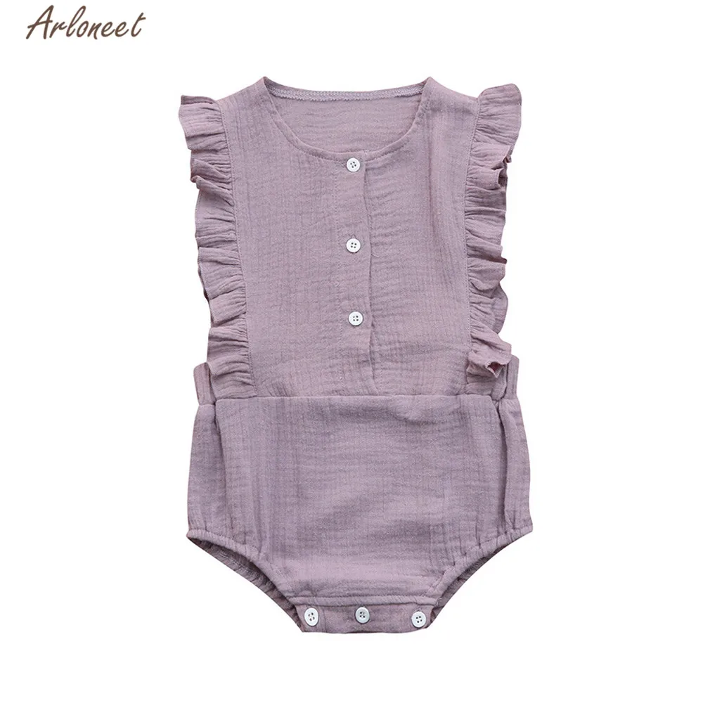 ARLONEET Clothes Girls Boys Kids Purple Ruffles Sleeveless Romper Child Baby Daily Solid Cotton Princess Romper For Kids
ARLONEET Clothes Girls Boys Kids Purple Ruffles Sleeveless Romper Child Baby Daily Solid Cotton Princess Romper For Kids