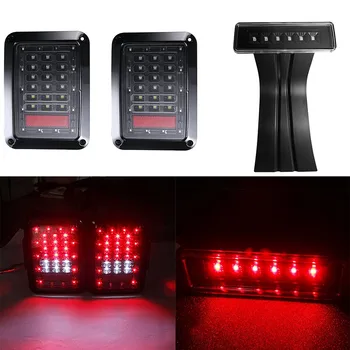 For Jeep Wrangler JK LED Tail light Brake Reverse Rear Turn signal Lamp and Smoke led Rear Taillights 3rd Third Brake Light
For Jeep Wrangler JK LED Tail light Brake Reverse Rear Turn signal Lamp and Smoke led Rear Taillights 3rd Third Brake Light