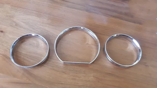 Chrome Speedometer Gauge Dial Ring Instrument Panel Ring fit for Mercedes-Benz W124 W126
Chrome Speedometer Gauge Dial Ring Instrument Panel Ring fit for Mercedes-Benz W124 W126
