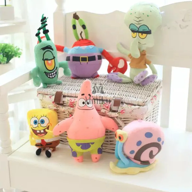 10 Stucke Set Spongebob Schwammkopf Patrick Thaddaus Figur Spielzeug Geschenk Film Tv Spielzeug Spielzeug
