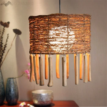 Modern Novelty Pendant Lights Restaurant Bar Rattan Arts Pendant Lamp Coffee Shop Hand Woven Grass Vines Hanging Light Fixtures
Modern Novelty Pendant Lights Restaurant Bar Rattan Arts Pendant Lamp Coffee Shop Hand Woven Grass Vines Hanging Light Fixtures