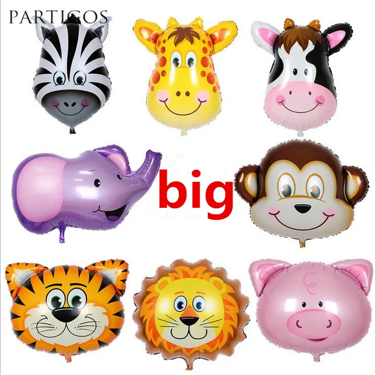 1pc Big Animal Head Foil Helium Balloons Animal Theme Party Decor Children's Gay Gifts Balons helium Inflatable Balaos supplies
1pc Big Animal Head Foil Helium Balloons Animal Theme Party Decor Children's Gay Gifts Balons helium Inflatable Balaos supplies
