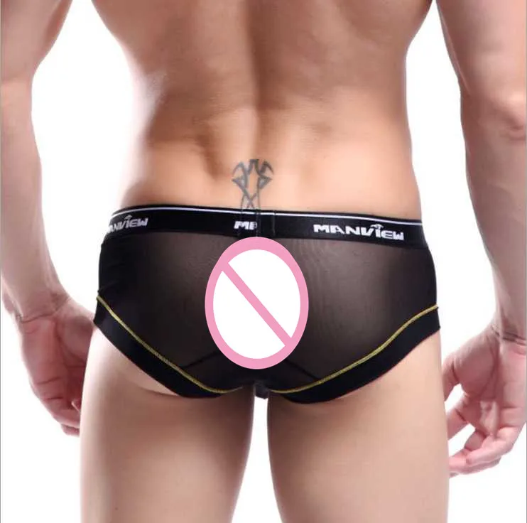 Free shipping manview Male panties male trigonometric panties u transparent gauze sexy briefs low-waist underwear men
Free shipping manview Male panties male trigonometric panties u transparent gauze sexy briefs low-waist underwear men
