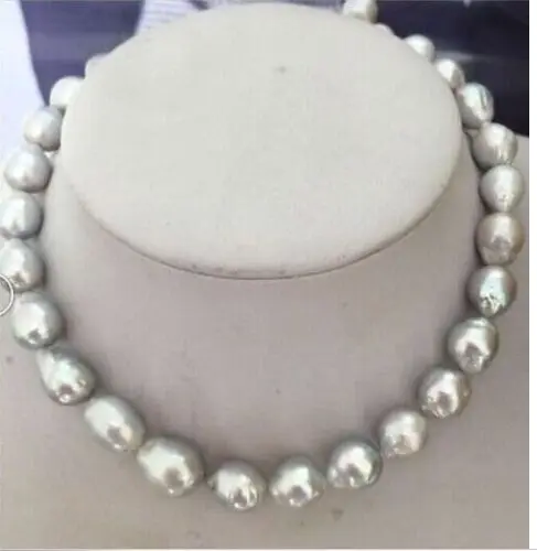 Free Shipping >>>>>stunning12-13mm south sea silver grey pearl necklace 18inch
Free Shipping >>>>>stunning12-13mm south sea silver grey pearl necklace 18inch