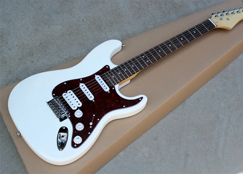 Best Selling White Color Electric Guitar with Red Pickguard,Rosewood Hardwares,Chrome Hardwares,Offer Customized
Best Selling White Color Electric Guitar with Red Pickguard,Rosewood Hardwares,Chrome Hardwares,Offer Customized