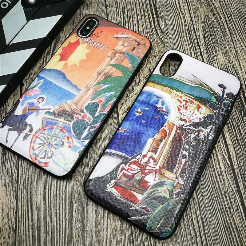 Italy Luxury brand case for iphone X XS MAX XR 8 7 6 6S plus soft silicon phone cover leather art bee dog coque funda capa
Italy Luxury brand case for iphone X XS MAX XR 8 7 6 6S plus soft silicon phone cover leather art bee dog coque funda capa