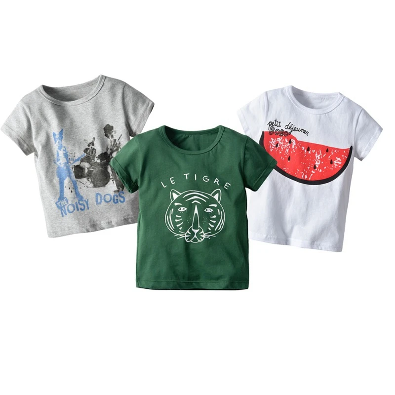 3PCS Cartoon T Shirt For Boy Summer Infant Baby Clothes Kids Boys T-Shirts Clothes Cotton Toddler Letter Tops
3PCS Cartoon T Shirt For Boy Summer Infant Baby Clothes Kids Boys T-Shirts Clothes Cotton Toddler Letter Tops