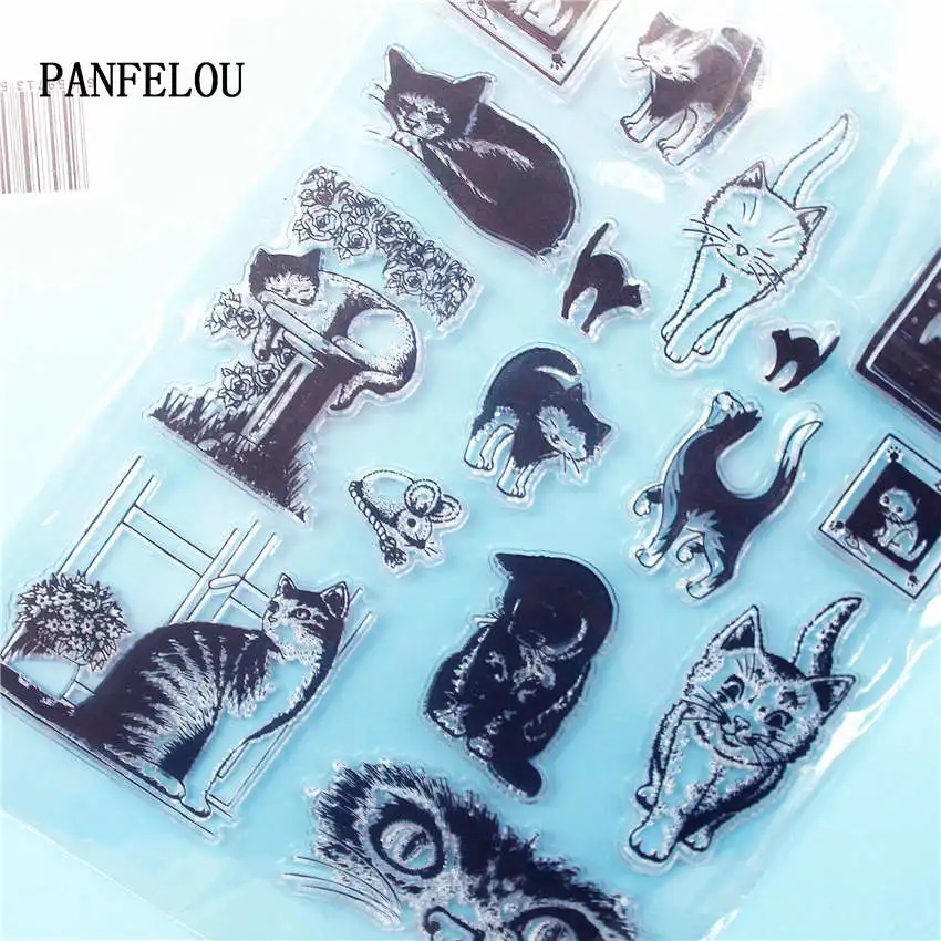 PANFELOU The lovely cat Clear Stamp DIY Silicone Seals Scrapbooking/Card Making/Photo Album Decoration Supplies sheets
PANFELOU The lovely cat Clear Stamp DIY Silicone Seals Scrapbooking/Card Making/Photo Album Decoration Supplies sheets