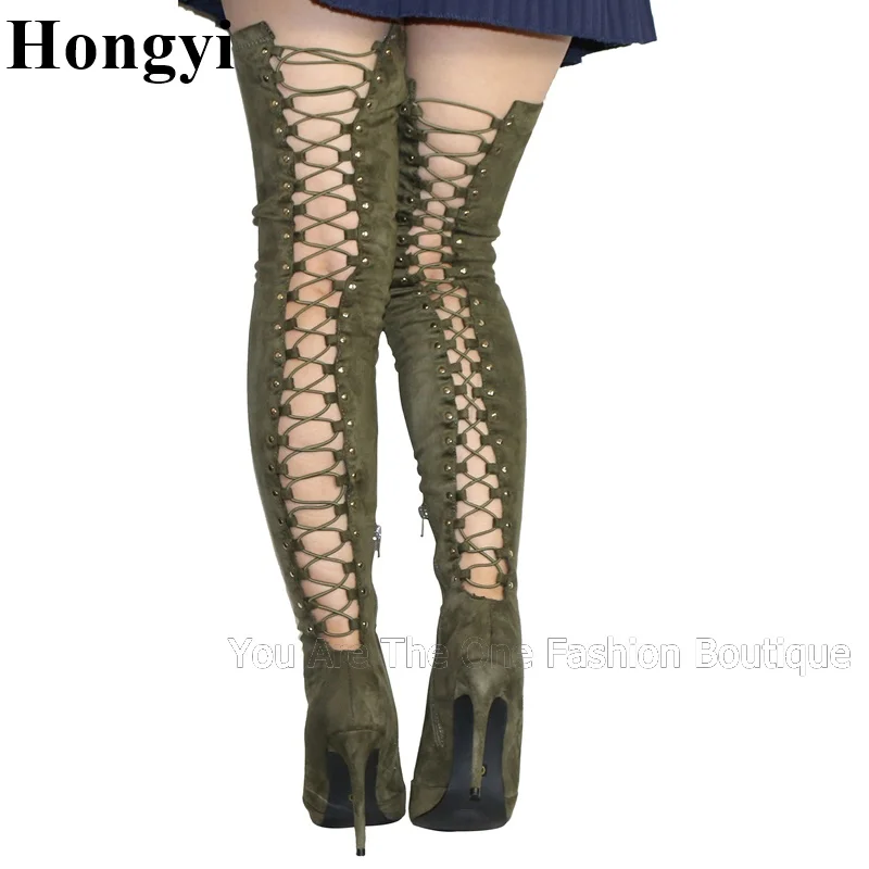 Women Winter Smooth Elastic Satin Thin High Heeled Pointed Toe Over The Knee Boots Warm Fur Inside Thigh High Boot
Women Winter Smooth Elastic Satin Thin High Heeled Pointed Toe Over The Knee Boots Warm Fur Inside Thigh High Boot