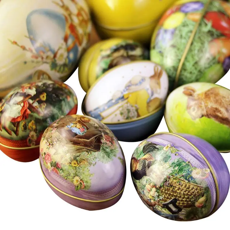 Easter Egg Shaped Candy Tin Creative Rabbit Pattern Jewelry Box Candy Packaging Case Festival Wedding Supplies
Easter Egg Shaped Candy Tin Creative Rabbit Pattern Jewelry Box Candy Packaging Case Festival Wedding Supplies