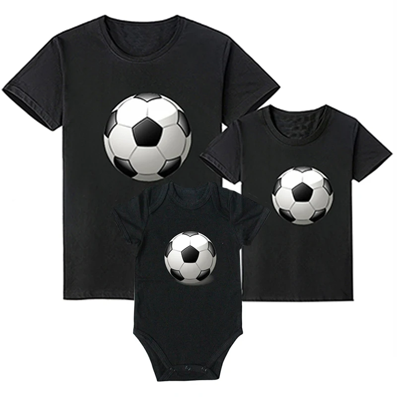 Summer Family Matching Clothes Mother Daughter Son Football Print Family Look Father Baby T Shirt Romper Cartoon Kids Outfits
Summer Family Matching Clothes Mother Daughter Son Football Print Family Look Father Baby T Shirt Romper Cartoon Kids Outfits