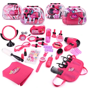 1 Set Pretend Play Toy Plastic Beauty & Fashion Toys Pink Colours Simulation Dressing Makeup Tools Cosmetic Bag Hair Gift D12 
1 Set Pretend Play Toy Plastic Beauty & Fashion Toys Pink Colours Simulation Dressing Makeup Tools Cosmetic Bag Hair Gift D12