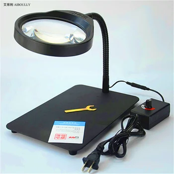 Hand-Made Magnification Equipment 10 Times Magnifying Glass With LED Lights Watch Phone Repair Diagnostic Tool Gem Metal Jewel
Hand-Made Magnification Equipment 10 Times Magnifying Glass With LED Lights Watch Phone Repair Diagnostic Tool Gem Metal Jewel