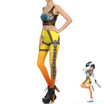Sexy Girl Leggins Game D.VA Tank Tracer Widowmaker Cosplay Prints Women Leggings Crop Top Vest Bra Sets Fitness Workout Suit
Sexy Girl Leggins Game D.VA Tank Tracer Widowmaker Cosplay Prints Women Leggings Crop Top Vest Bra Sets Fitness Workout Suit