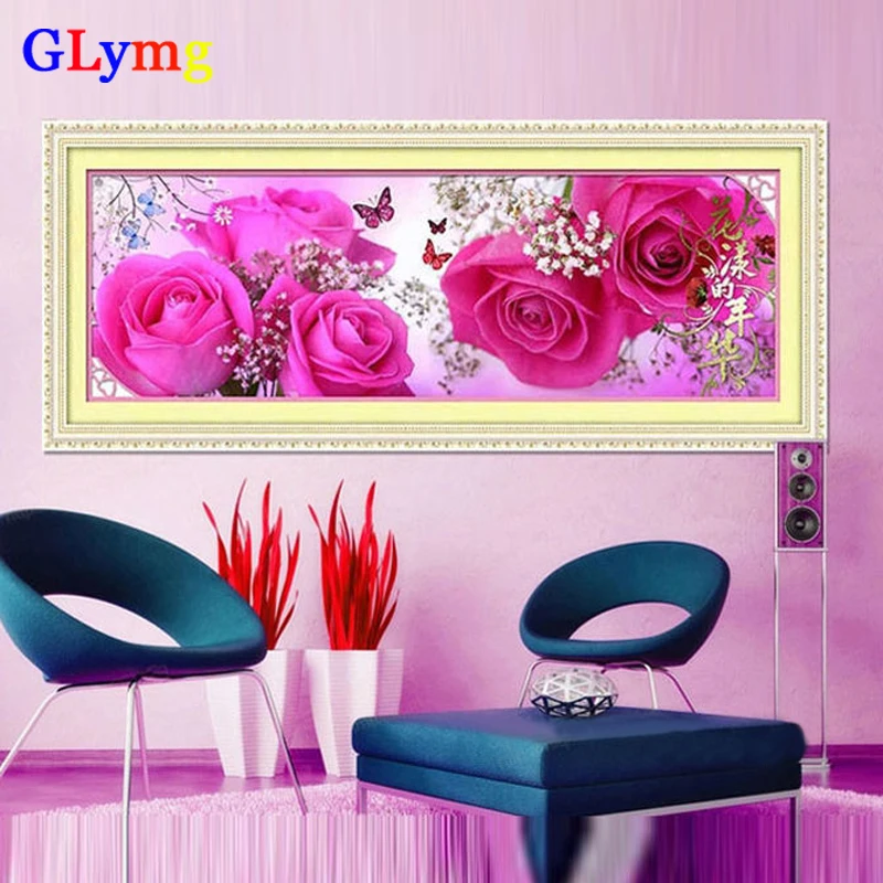 122X36cm 5D DIY Diamond Embroidery Flowers Red Rose Cross Stitch Bedroom Decorative Painting Mosaic Crystal round diamond JC8397
122X36cm 5D DIY Diamond Embroidery Flowers Red Rose Cross Stitch Bedroom Decorative Painting Mosaic Crystal round diamond JC8397