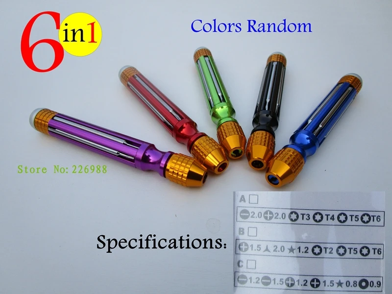 High Hardness 6 in 1 Screw driver DIY Repair Tools Precision S2 Screwdriver Kit for iPhone Samsung Phone
High Hardness 6 in 1 Screw driver DIY Repair Tools Precision S2 Screwdriver Kit for iPhone Samsung Phone