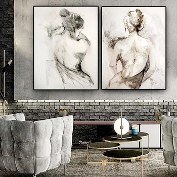 Abstract Black White Woman Sexy Naked Back Oil Painting on Canvas Posters and Prints Scandinavian Wall Art Picture Room Cuadros
Abstract Black White Woman Sexy Naked Back Oil Painting on Canvas Posters and Prints Scandinavian Wall Art Picture Room Cuadros