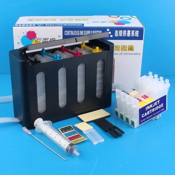 Universal 4Color Continuous Ink Supply System CISS Kit with full Accessaries Ink Tank for EPSON C63 C65 C83 CX3500 CX4500 CX6500
Universal 4Color Continuous Ink Supply System CISS Kit with full Accessaries Ink Tank for EPSON C63 C65 C83 CX3500 CX4500 CX6500